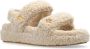 TORY BURCH Shearling Sport Sandalen in Beige Dames - Thumbnail 4