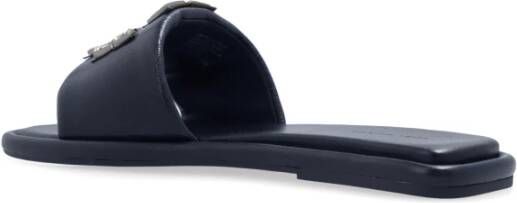 TORY BURCH Logo Slides Black Dames