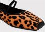 TORY BURCH Luipaardprint Ballerina Schoenen Brown Dames - Thumbnail 3