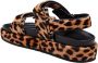 TORY BURCH Luipaardprint Sportieve Sandaal Brown Dames - Thumbnail 4