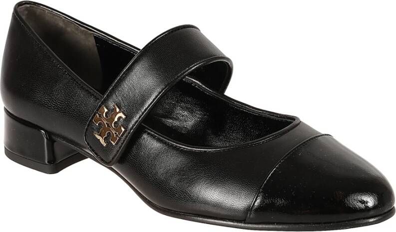 TORY BURCH Mary Jane Ballet Flats Black Dames