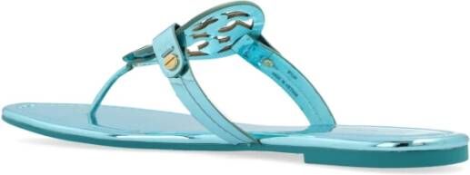 TORY BURCH Miller Slides Blue Dames