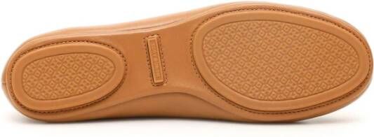 TORY BURCH Iconische Nappa Ballerina's Brown Dames