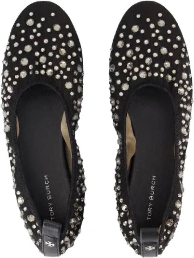 TORY BURCH Nylon flats Black Dames