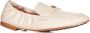 TORY BURCH Off-White Logo-Plaque Loafers Beige Dames - Thumbnail 2