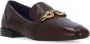 TORY BURCH Paarse Leren Loafer met Metalen Detail Purple Dames - Thumbnail 3