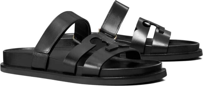 TORY BURCH Perfect Zwart Sport Slide Sandaal Black Dames