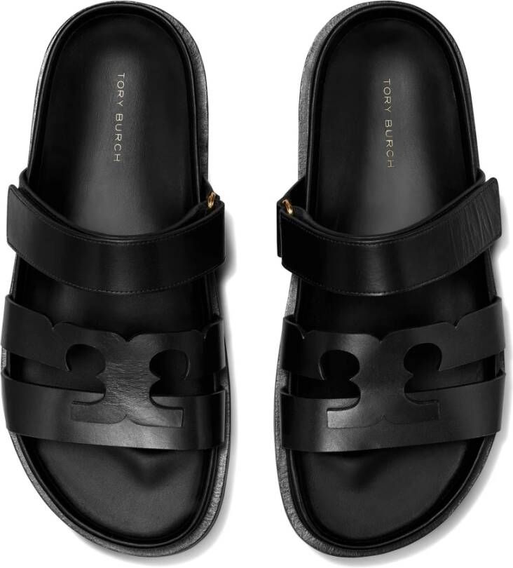 TORY BURCH Perfect Zwart Sport Slide Sandaal Black Dames