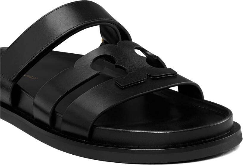 TORY BURCH Perfect Zwart Sport Slide Sandaal Black Dames