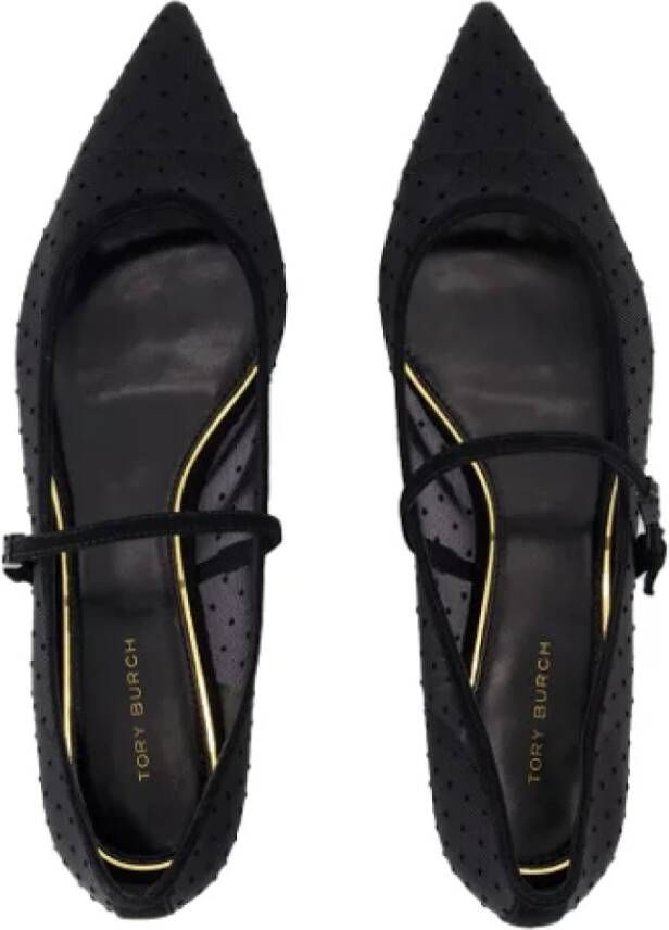 TORY BURCH Plastic flats Black Dames