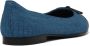 TORY BURCH Loafers & ballerina schoenen Cap-Toe Quilted Ballet in blauw - Thumbnail 13