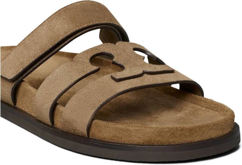 TORY BURCH River Rock Sport Slide Sandalen Beige Dames