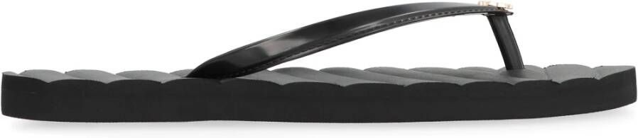 TORY BURCH Ronde Neus Flip-flops Black Dames