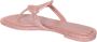 TORY BURCH Roze Kristalversierde Leren Sandalen Pink Dames - Thumbnail 6