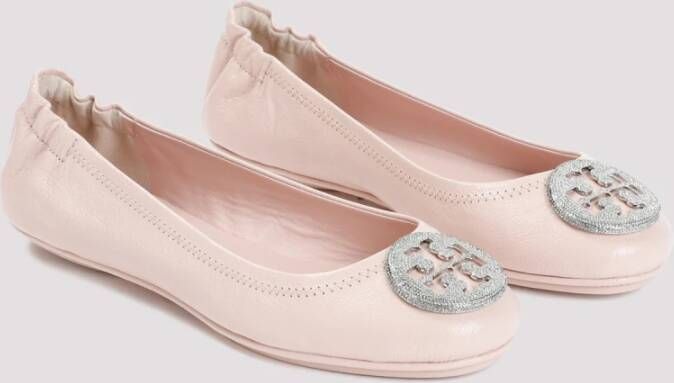 TORY BURCH Roze Leren Ballerina Schoenen Pink Dames