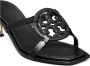 TORY BURCH Zwarte Miller Bombé Sandalen van Kalfsleer Zwart Dames - Thumbnail 3