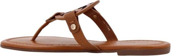 TORY BURCH Sandals Brown Dames