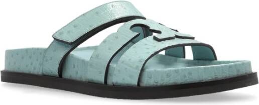 TORY BURCH Slides Ines Blue Dames