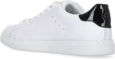 TORY BURCH Witte Leren Modieuze Sneakers voor Dames Wit Dames