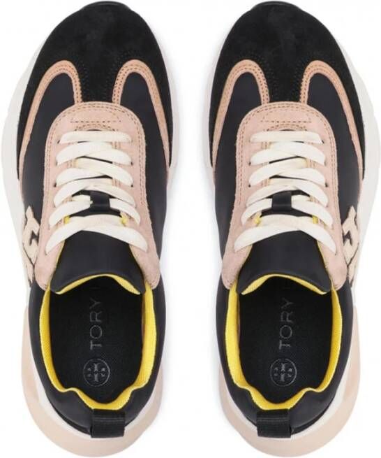 TORY BURCH Stijlvolle sneakers voor de modebewuste vrouw Zwart Dames