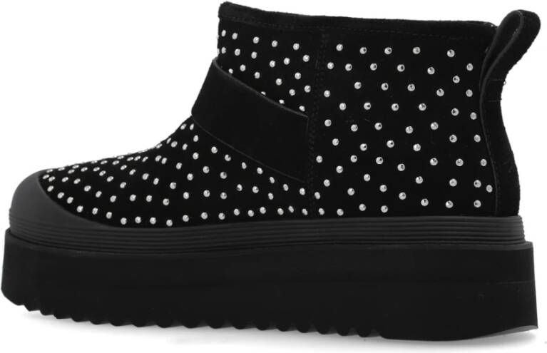 TORY BURCH Sneeuwlaarzen met logo Black Dames