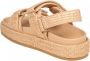 TORY BURCH Sportieve Raffia Sandalen Natuurlijke Kleur Beige Dames - Thumbnail 4