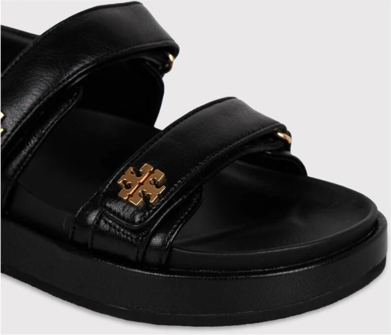 TORY BURCH Sporty Kira Sandaal met Klittenbandsluiting Black Dames