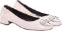 TORY BURCH Stijlvolle Balletflats met Dubbel-T Logo Pink Dames - Thumbnail 2