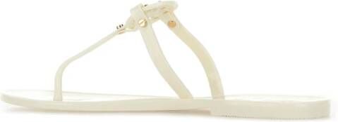 TORY BURCH Stijlvolle Sandalen voor de Zomer Beige Dames