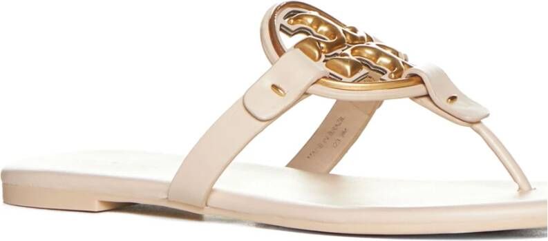 TORY BURCH Stijlvolle Sandalen voor Vrouwen Beige Dames