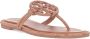 TORY BURCH Roze Kristalversierde Leren Sandalen Pink Dames - Thumbnail 6