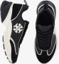 TORY BURCH Zwarte Sneakers Kleurblok Ontwerp Dubbele T Black Dames - Thumbnail 6