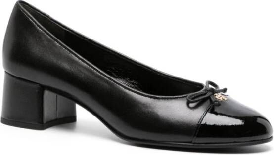 TORY BURCH Strik Cap Toe Pumps Black Dames