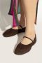 TORY BURCH Suede ballet flats Mary Jane Brown Dames - Thumbnail 2