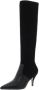 TORY BURCH Suede High Heel Boots Black Dames - Thumbnail 2