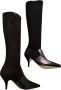 TORY BURCH Suede High Heel Boots Black Dames - Thumbnail 4