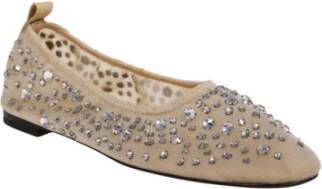 TORY BURCH Transparante Crystal Balletschoenen Beige Dames