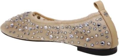 TORY BURCH Transparante Crystal Balletschoenen Beige Dames