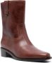 TORY BURCH Westerse Enkellaars Brown Dames - Thumbnail 3