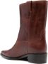 TORY BURCH Westerse Enkellaars Brown Dames - Thumbnail 4