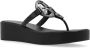 TORY BURCH Zwarte Leren Double T Sandalen Black Dames - Thumbnail 4