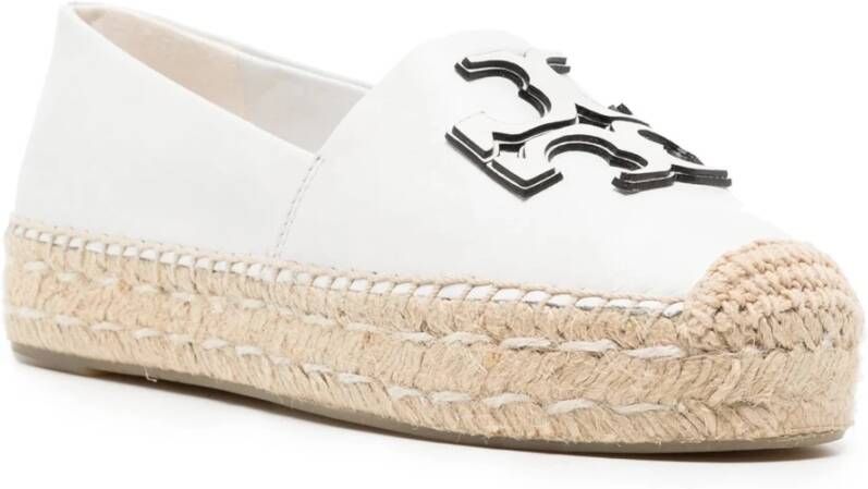 TORY BURCH Witte Elegante Espadrille Flats White Dames