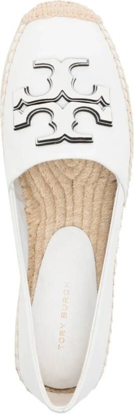 TORY BURCH Witte Elegante Espadrille Flats White Dames