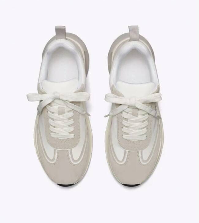 TORY BURCH Witte Fossil Stone Trainer Sneakers White Dames