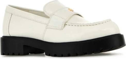 TORY BURCH Witte leren loafers voor dames White Dames