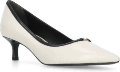 TORY BURCH Witte leren schoenen met 6 cm hak White Dames