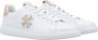 TORY BURCH Witte Roze Sneakers Double T Howell Court White Dames - Thumbnail 2