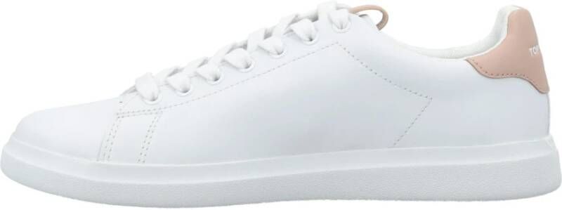 TORY BURCH Witte Roze Sneakers Double T Howell Court White Dames