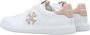 TORY BURCH Witte Roze Sneakers Double T Howell Court White Dames - Thumbnail 4