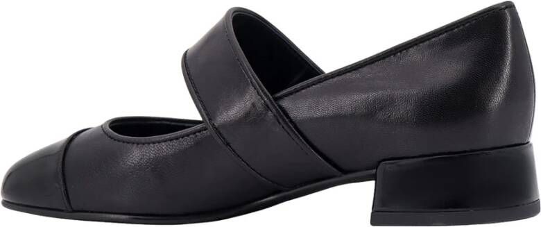 TORY BURCH Zwarte Ballerina's met Leren Bandje Black Dames